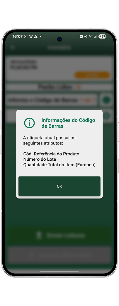 Funcionalidades: Leitura configurável